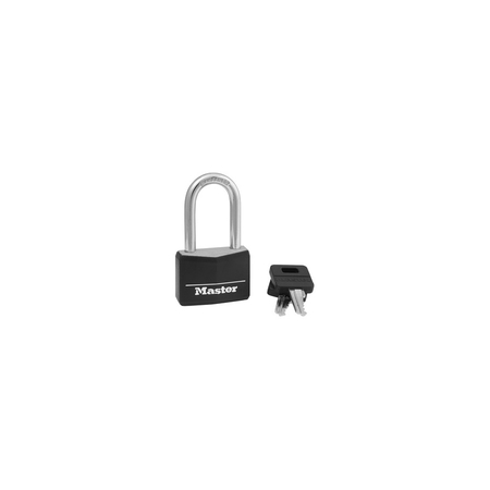 Master Lock 1-9/16IN (40MM) WIDE COVERED, SOLID BODY PADLOCK WITH,  141DLF